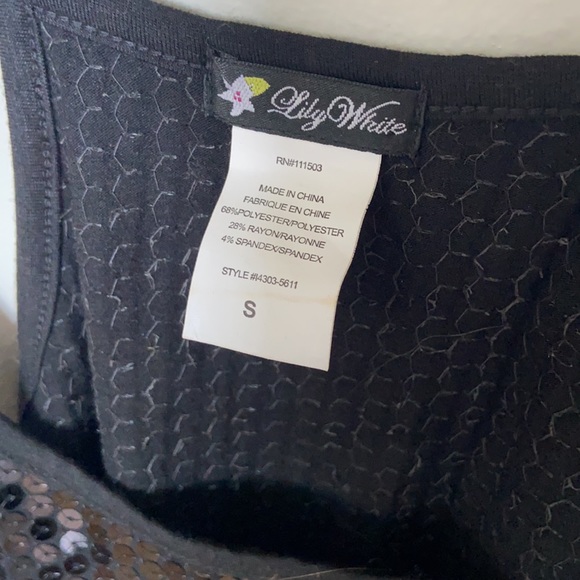 NWOT Black sequin tank - Picture 2 of 4